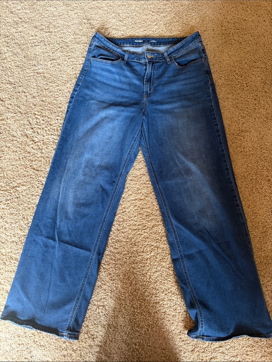 Old Navy Denim - Old Navy Blue Flare Wide Leg Jeans